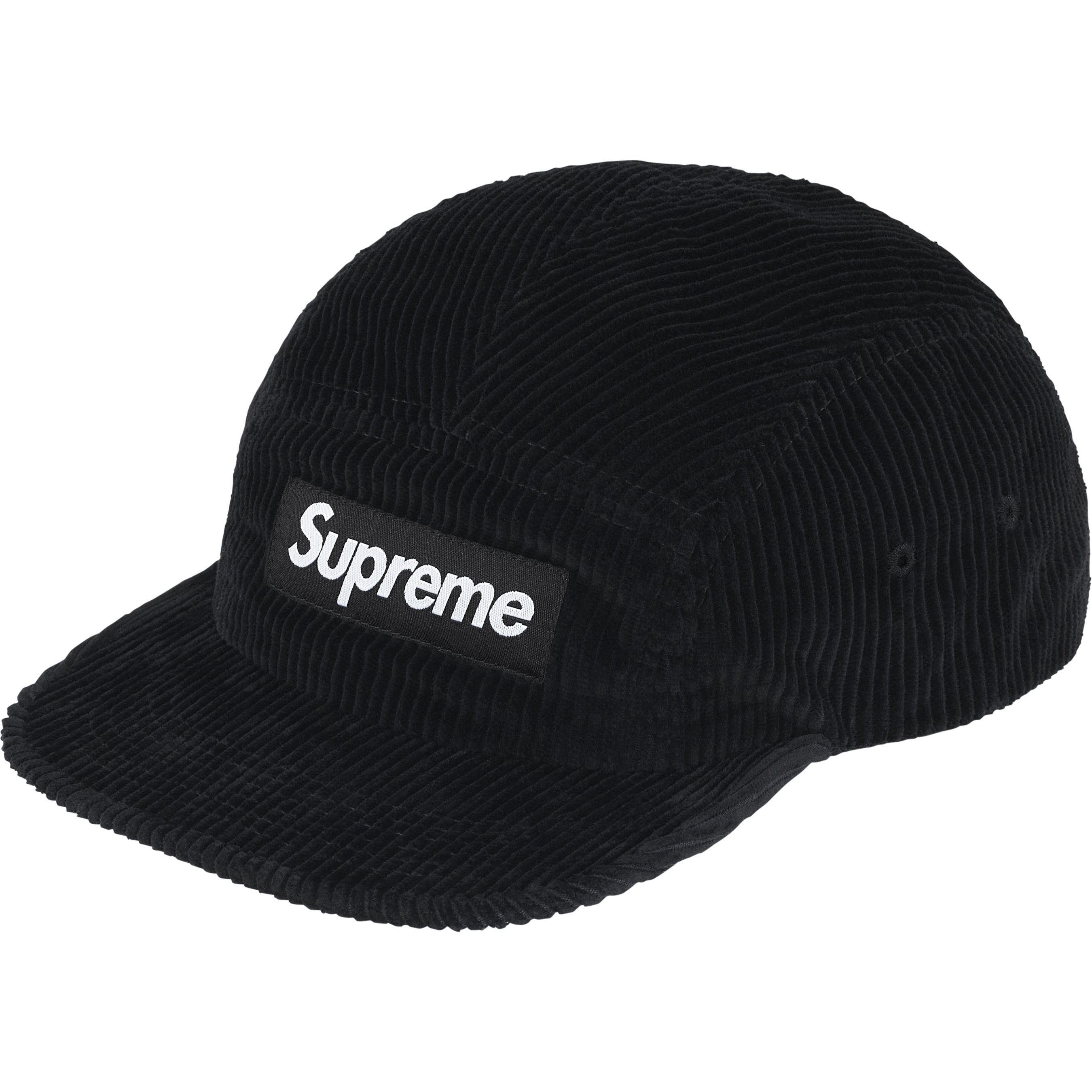 Supreme 25SS Corduroy Camp Cap ブラック　新品 Supreme 25SS Corduroy Camp Cap ブラック 新品