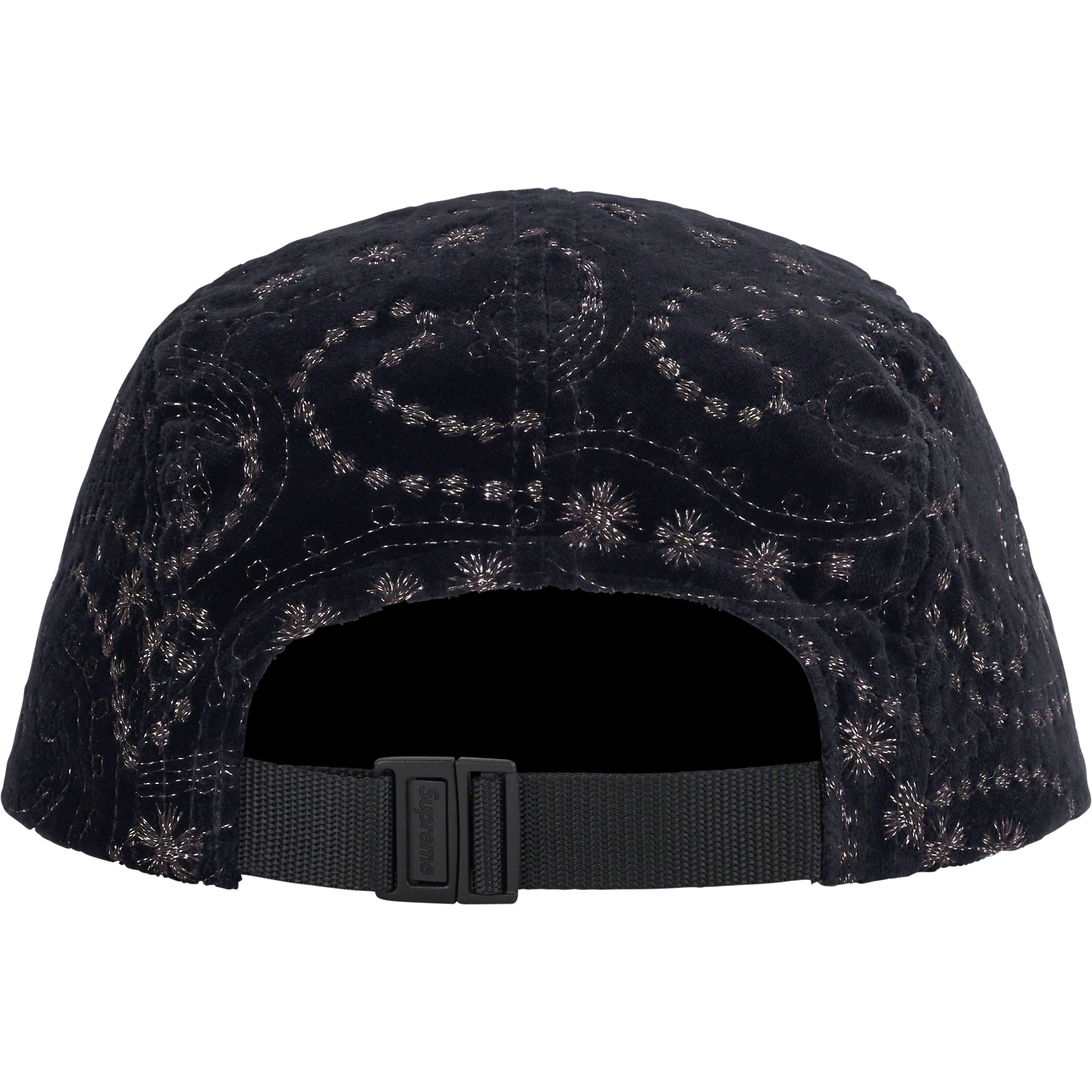 Velvet Paisley Camp Cap - Shop - Supreme