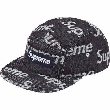 Jacquard Logos Denim Camp Cap