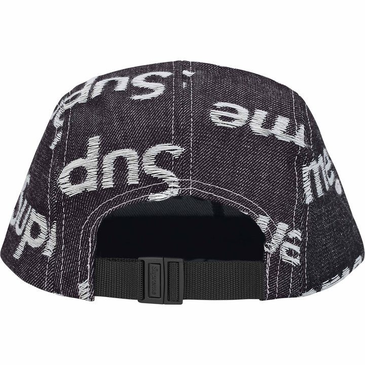 Jacquard Logos Denim Camp Cap-5