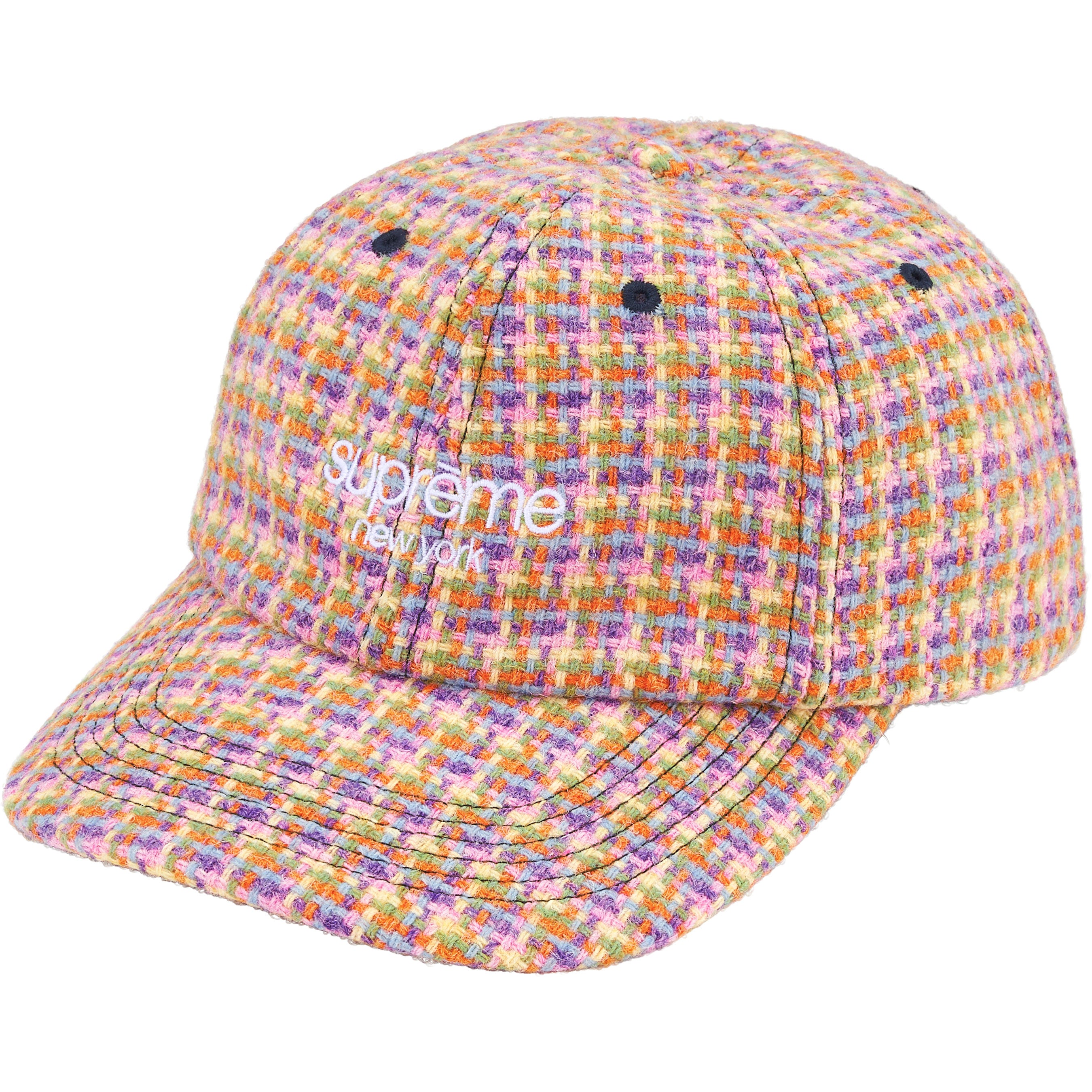 帽子 Supreme Harris Tweed 6-Panel Navy Multi Harris Tweed® 6-Panel - Shop - Supreme