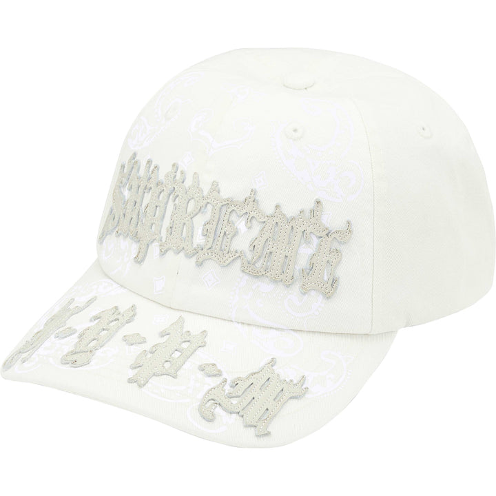 Supreme Leather Applique 6-Panel Black