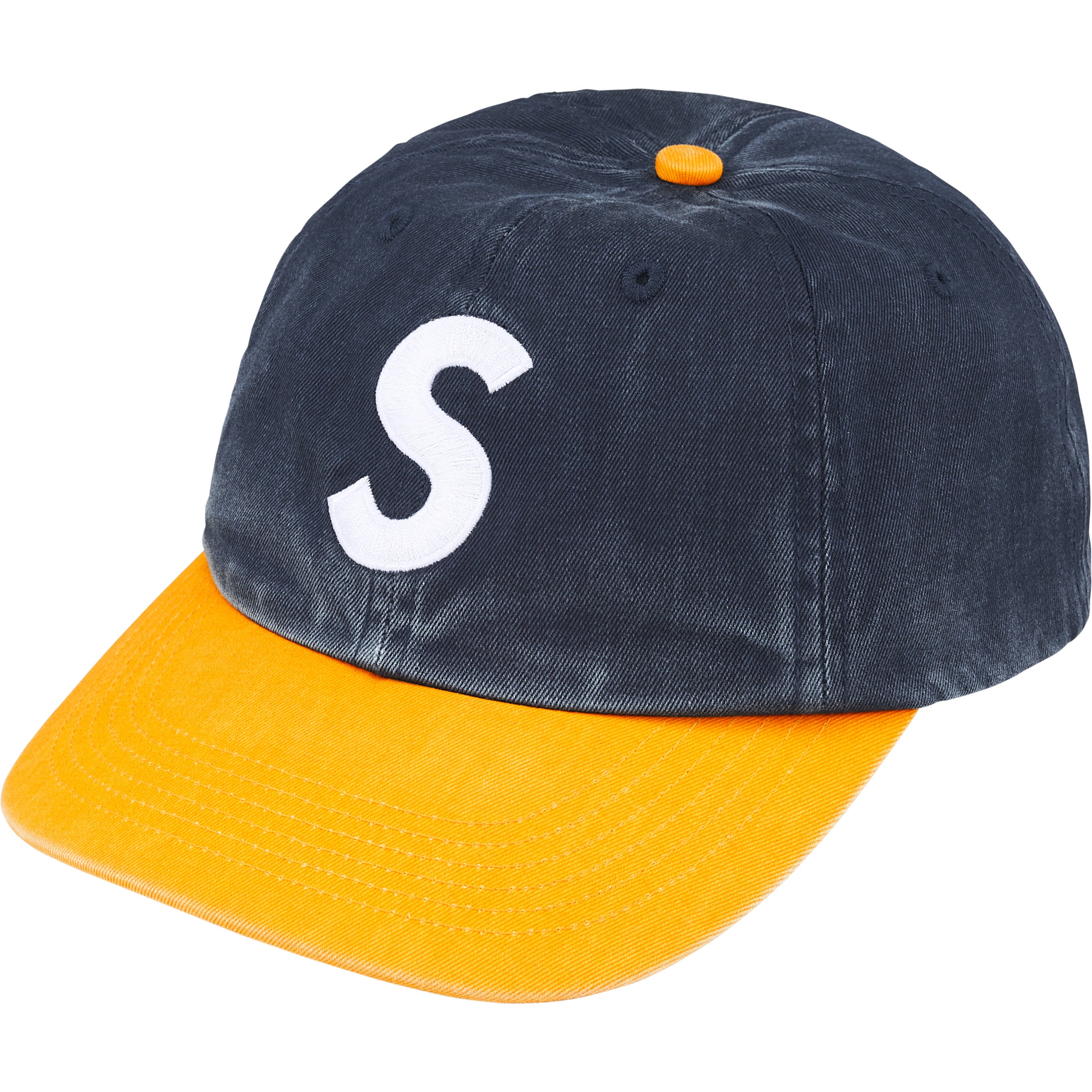 Pigment Coated 2-Tone S Logo 6-Panel - Shop - Supreme