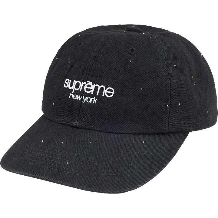 Sequin Denim Classic Logo 6-Panel - Shop - Supreme
