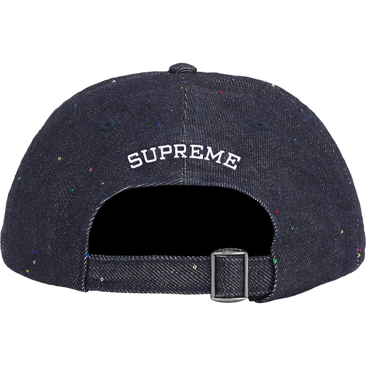 Sequin Denim Classic Logo 6-Panel - Shop - Supreme