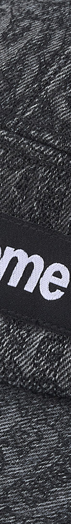 Stitched Old English Denim Camp Cap