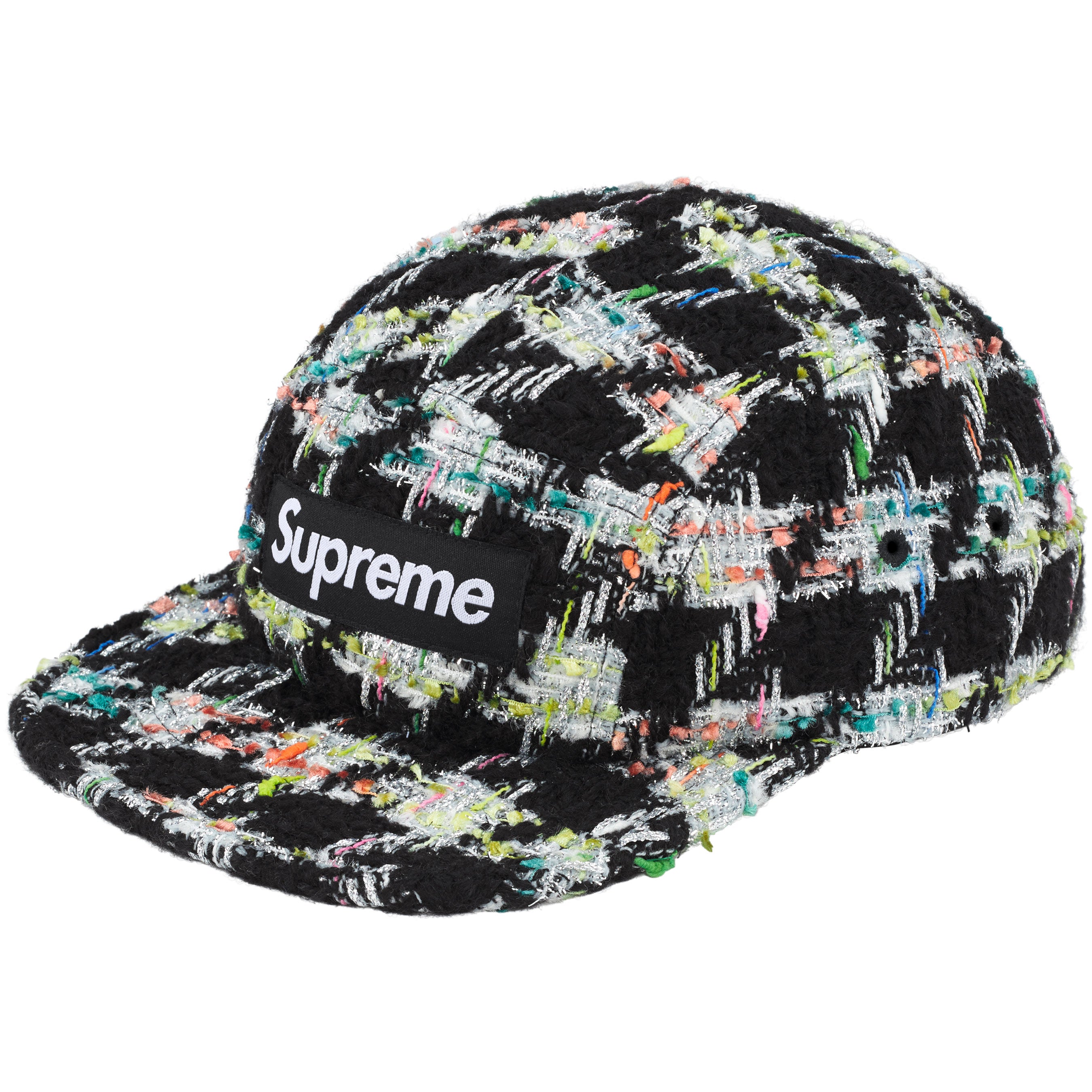 Supreme キャップ⭐︎stay gold Metallic Bouclé Camp Cap - Shop - Supreme