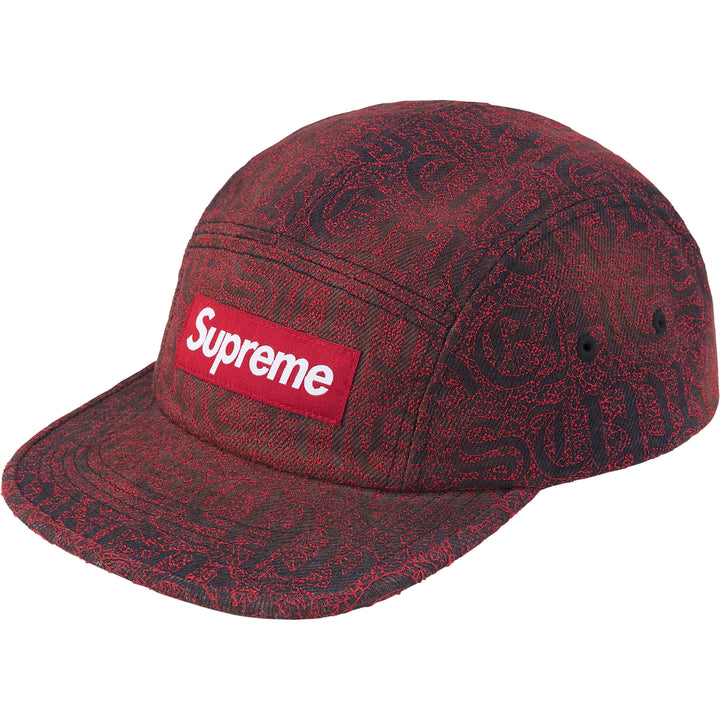 Stitched Old English Denim Camp Cap - Shop - Supreme