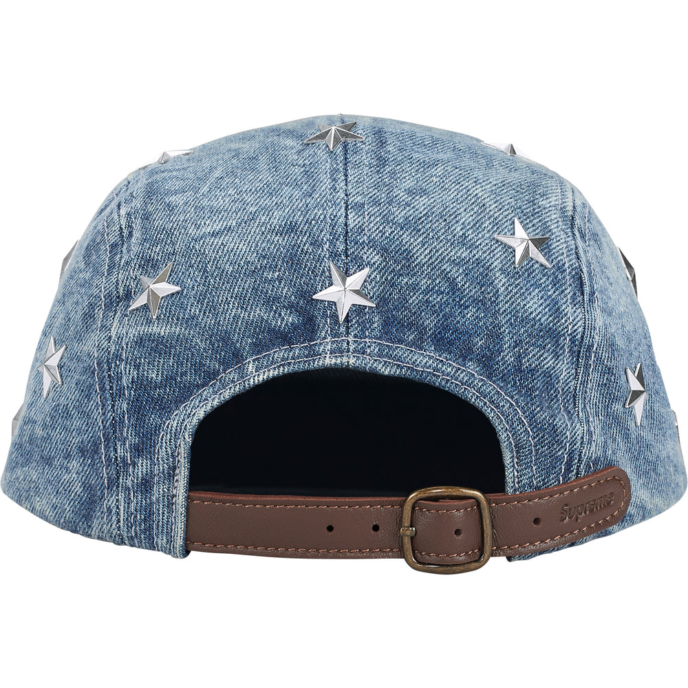 Stars Studded Denim Camp Cap - Image 2