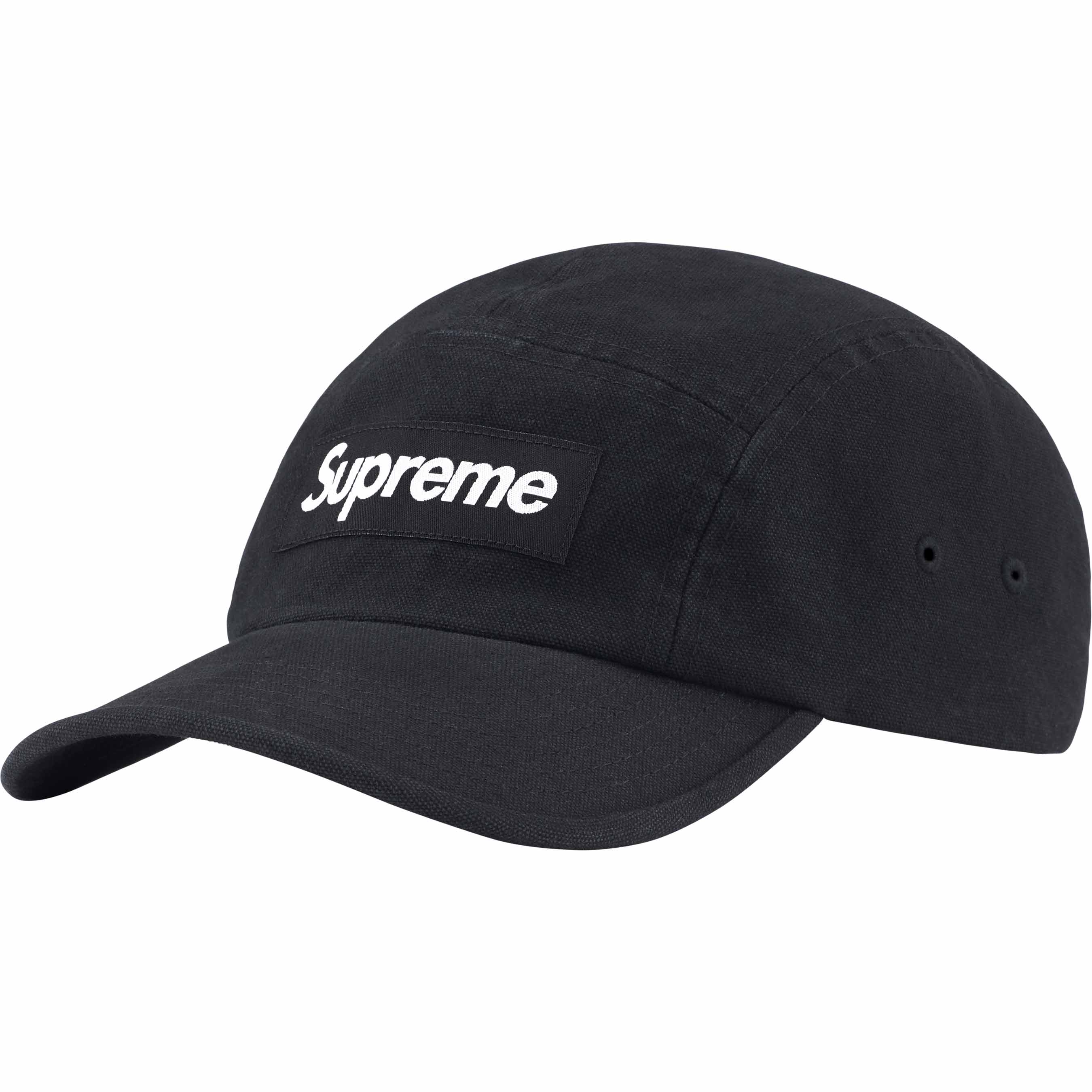 Supreme Washed Canvas Camp Cap Navy Camo - 帽子