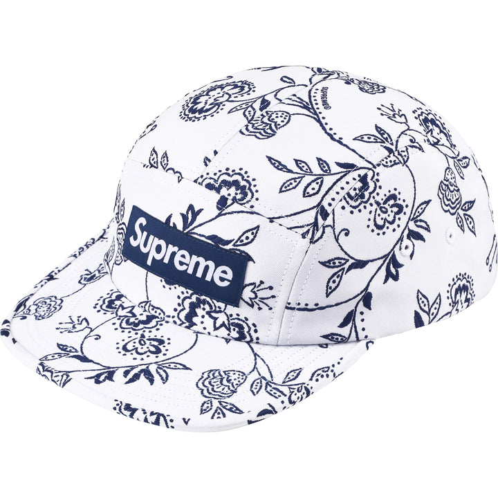 supreme Floral Jacquard Camp Cap