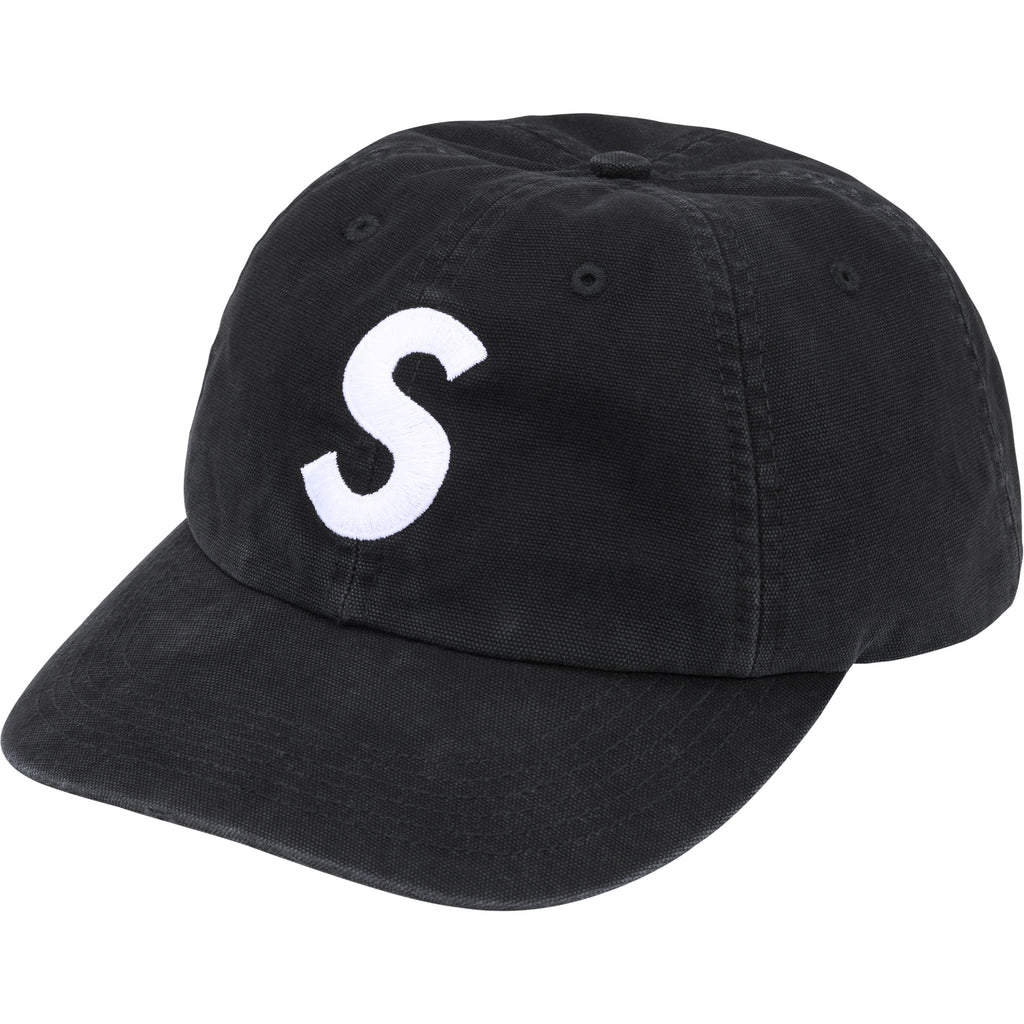 Washed Canvas S Logo 6-Panel