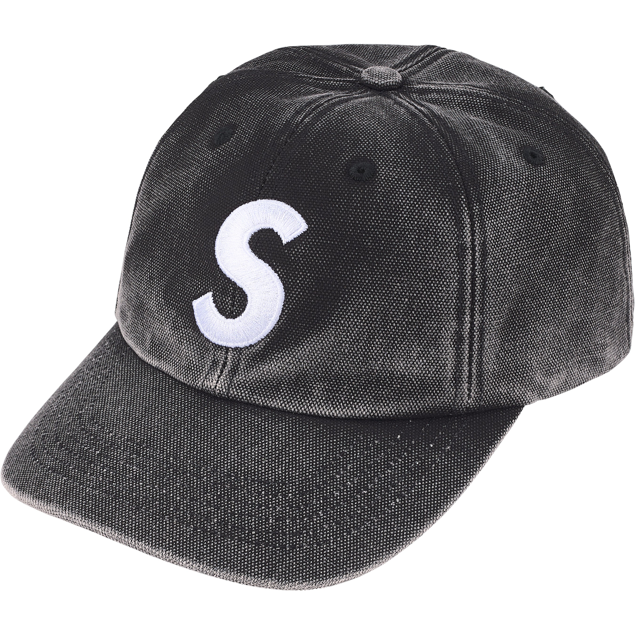 Supreme Wool S Logo 6 Panel Black Hat (FW21)
