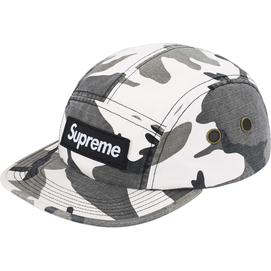 【Supreme】Military Camp Cap White Camo F Shop - Supreme
