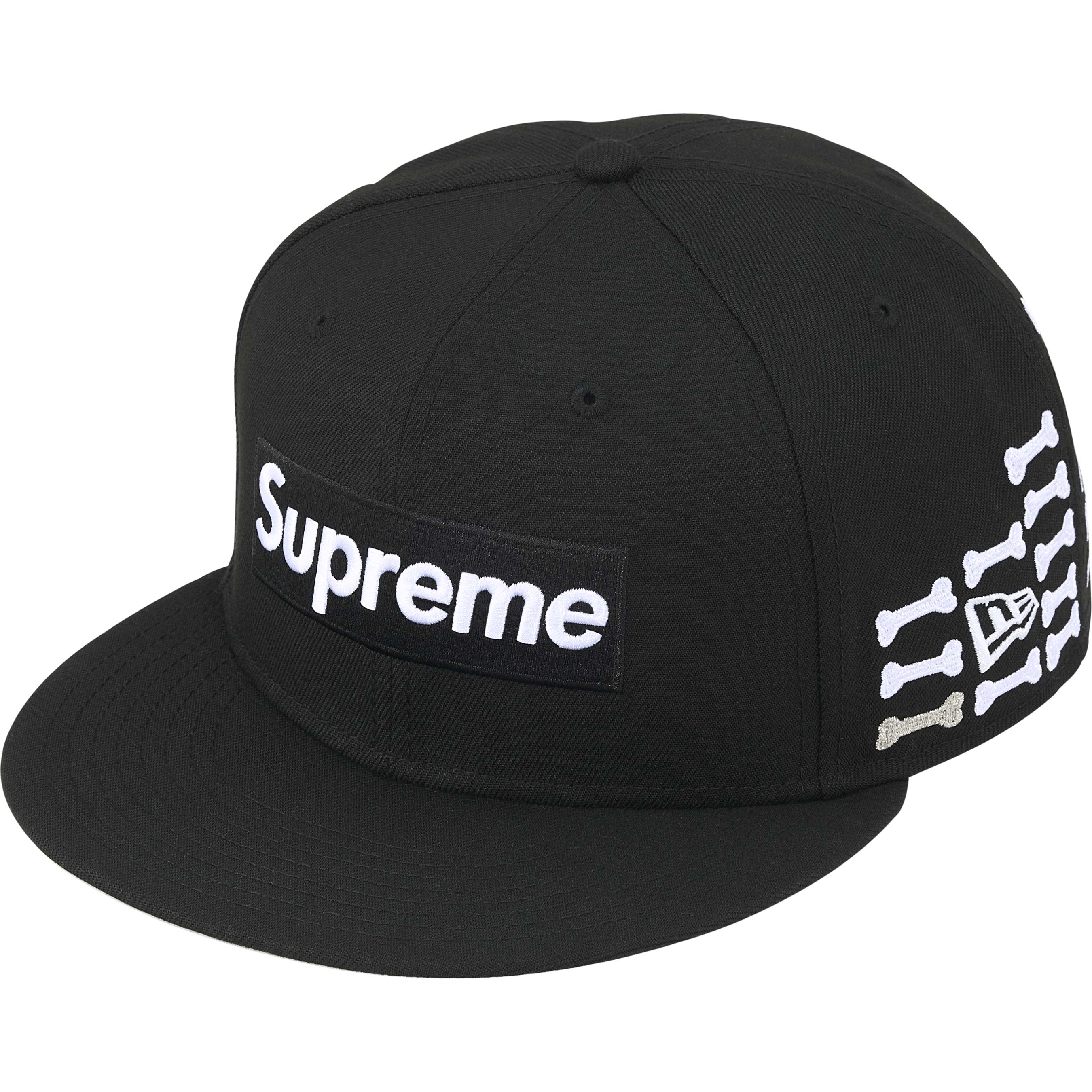 Supreme Bones BoxLogo NewEra 黒 Bones Box Logo New Era® - Shop - Supreme