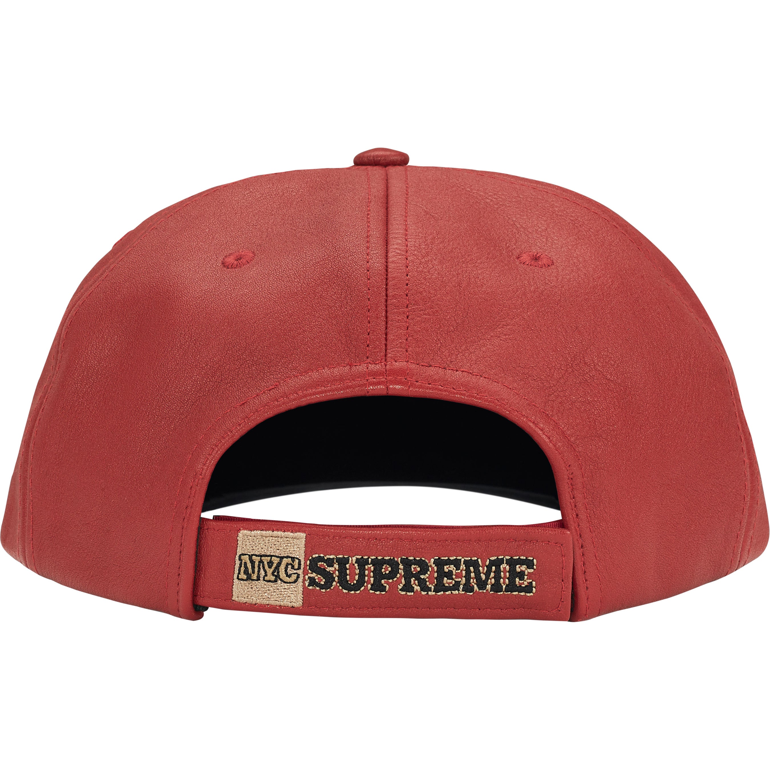 Supreme 25FW New York Leather 6-Panel