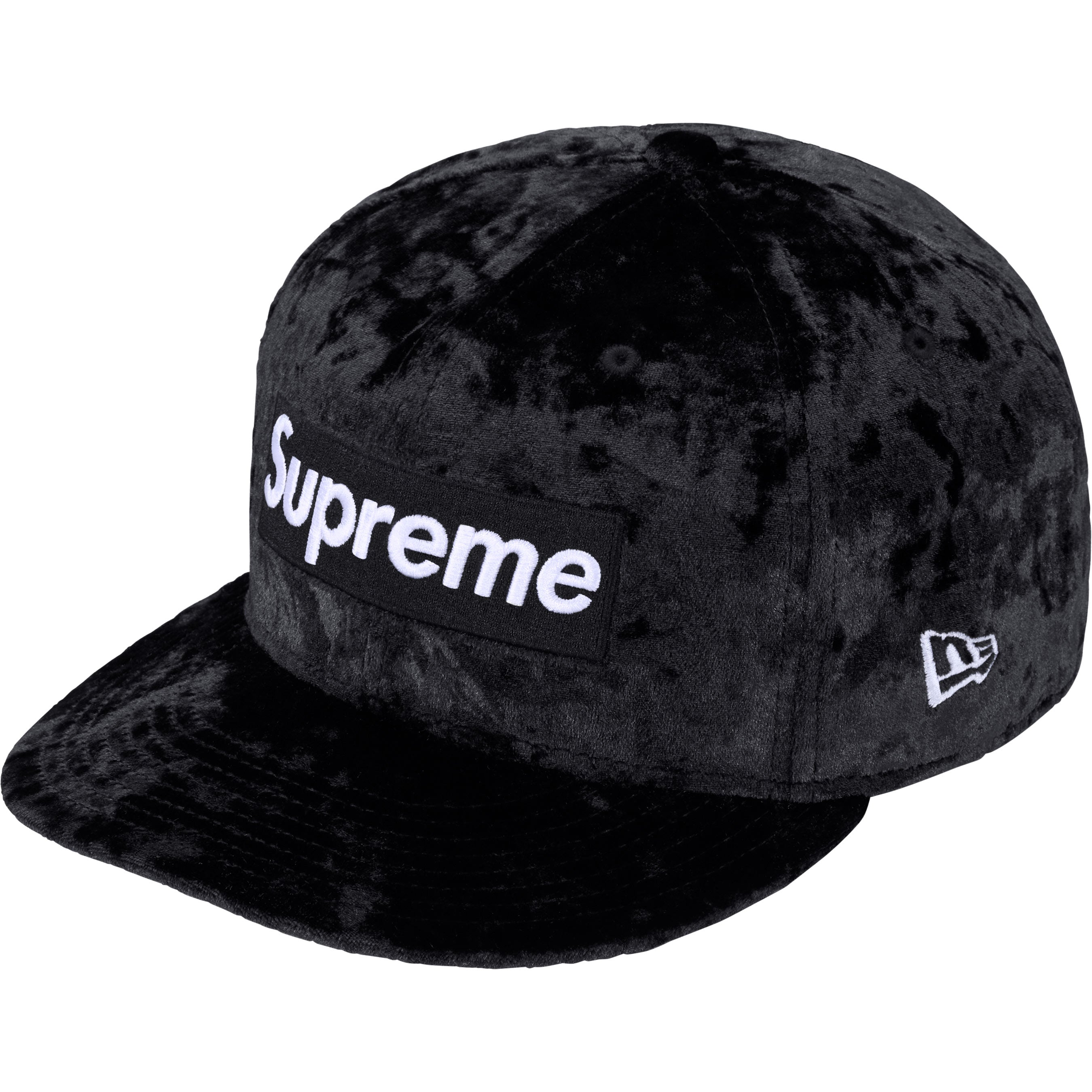 Crushed Velvet Box Logo New Era® - Shop - Supreme