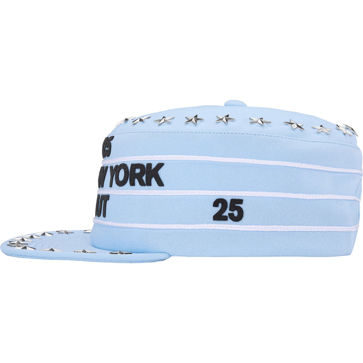 応援グッズ Supreme Stars Studded Pillbox Light Blue Supreme Stars Studded Pillbox Hat Light Blue - FW25 - GB