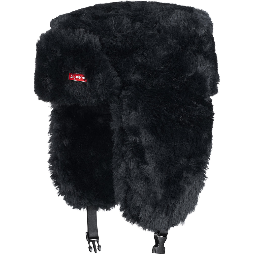 【美品】希少 Supreme Faux Fur Ushanka Hat ブラック Supreme Ushanka Hat (FW25) Black - FW25 - US