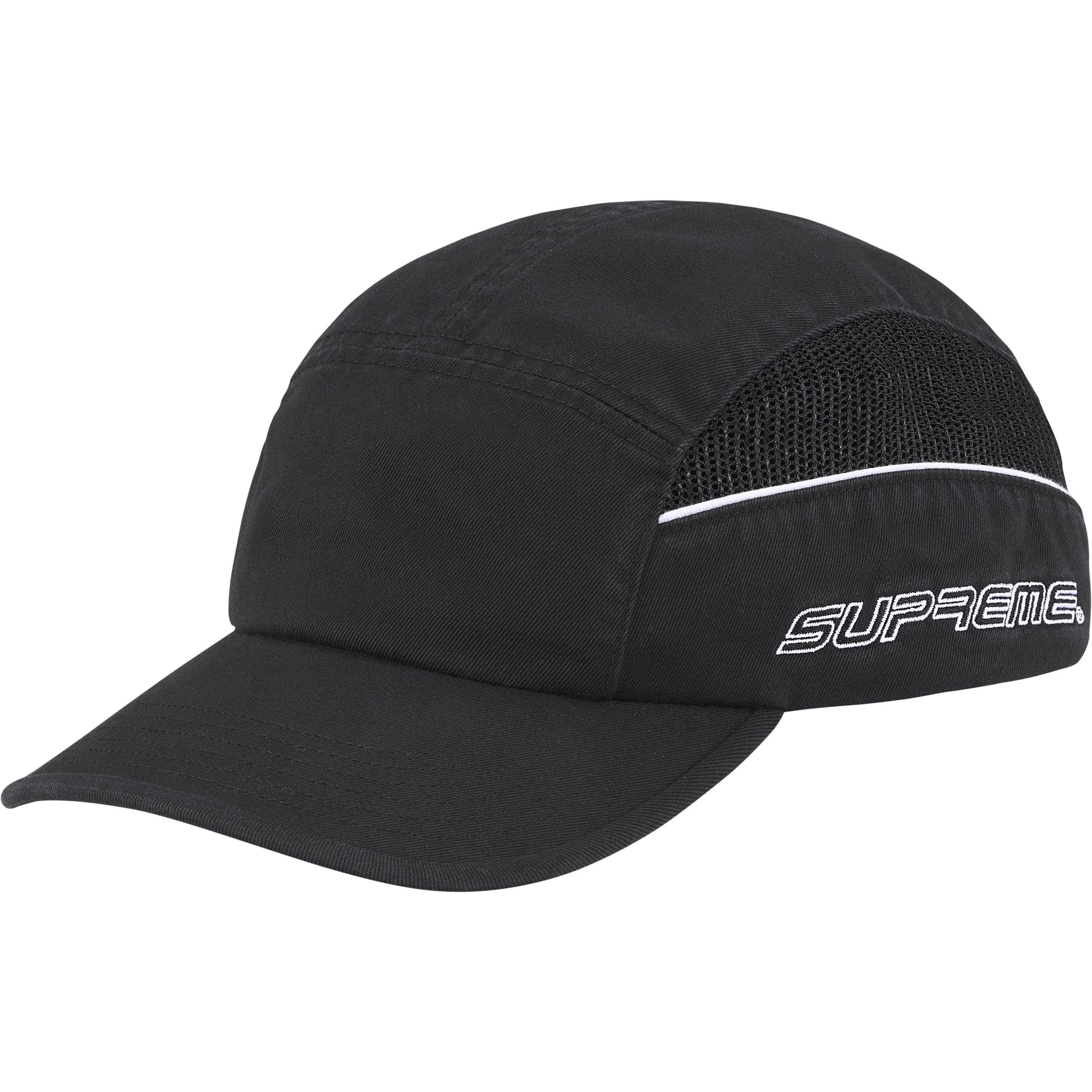 Side Mesh Piping Camp Cap - Shop - Supreme