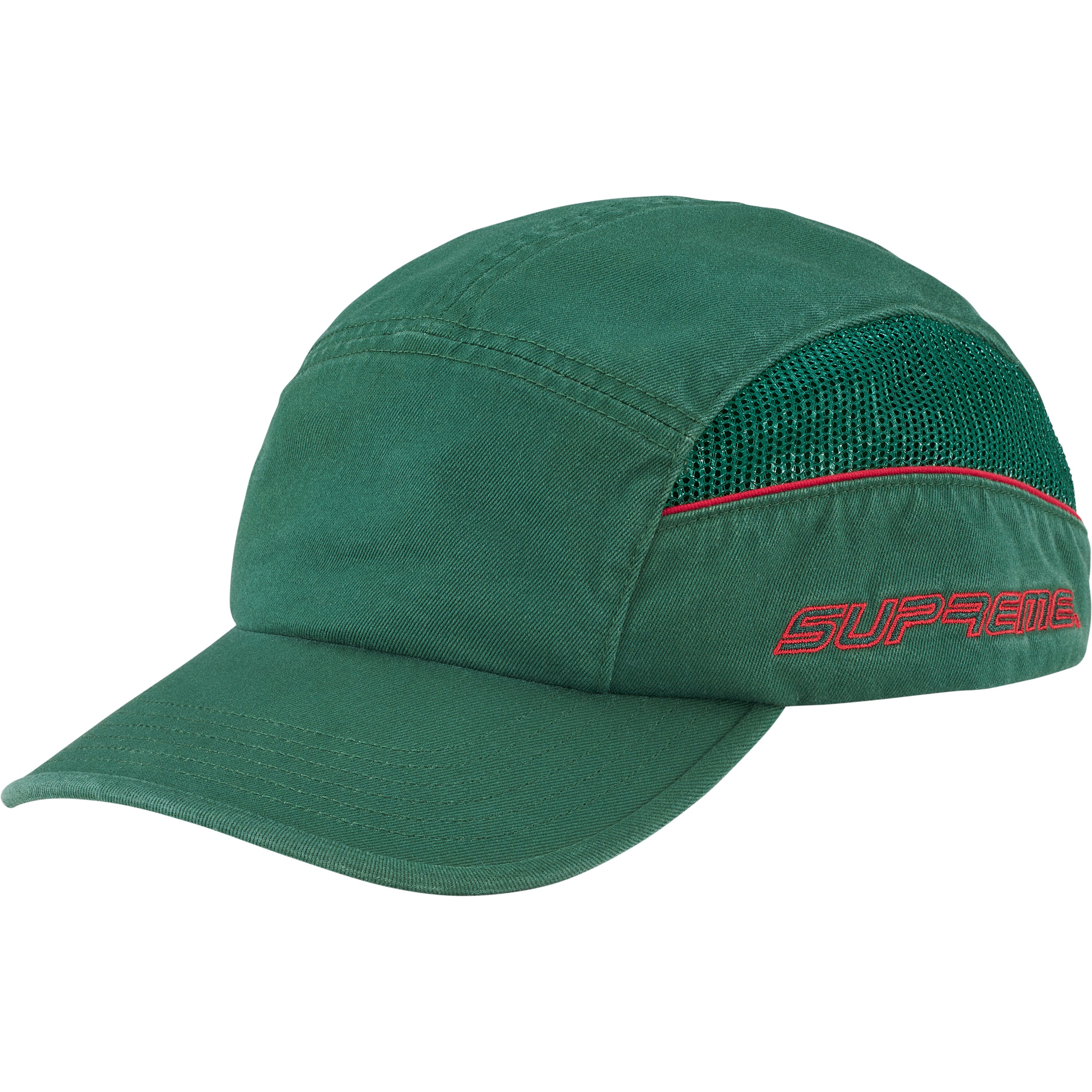 Side Mesh Piping Camp Cap - Shop - Supreme