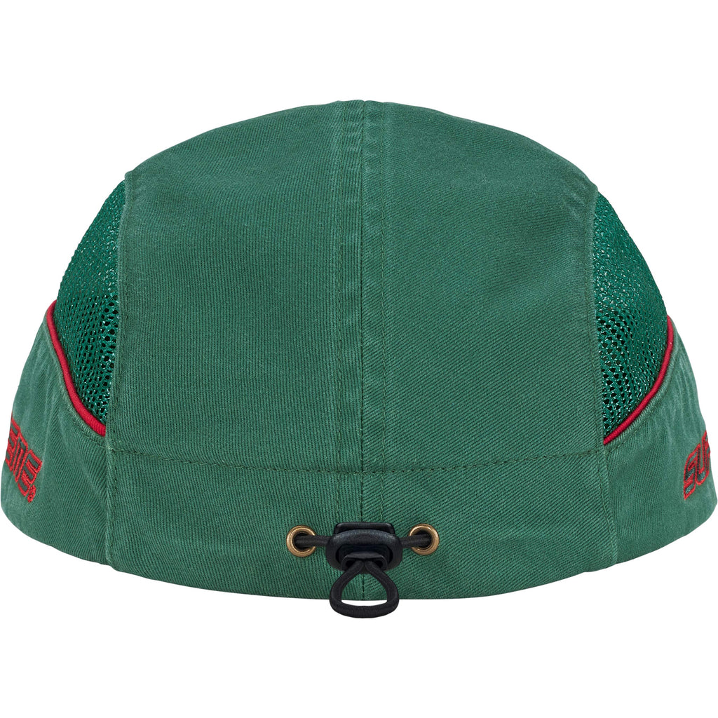 Side Mesh Piping Camp Cap