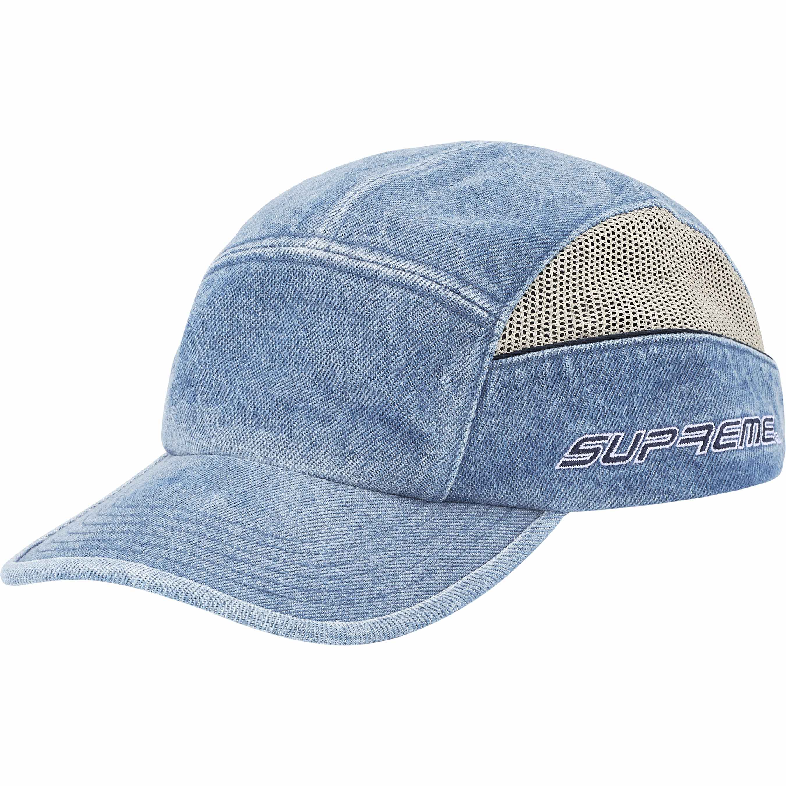 supreme Mesh Camp Cap シュプリーム キャップ ステッカー Side Mesh Piping Camp Cap - Shop - Supreme