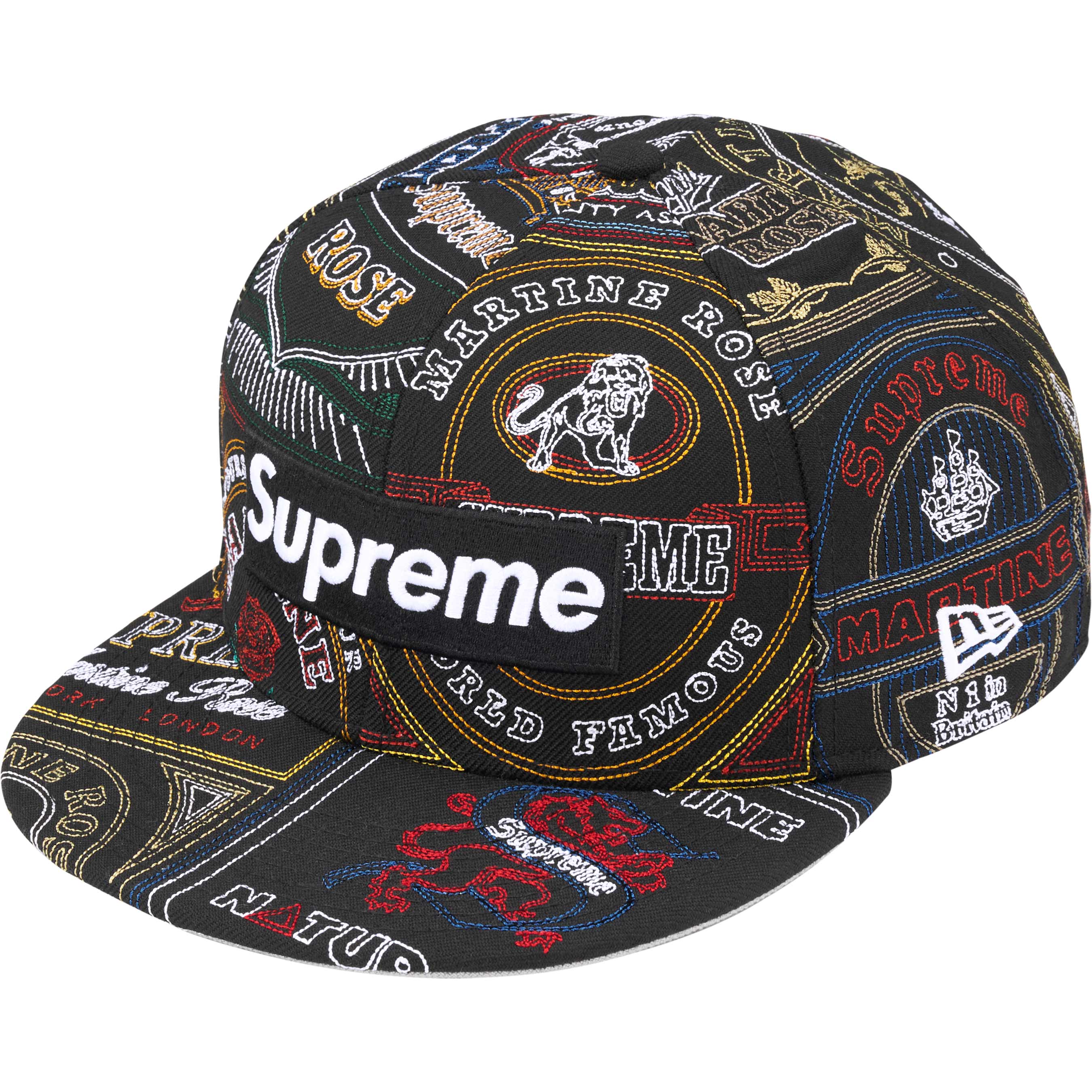 帽子 19SS Supreme Patchwork Bell Hat Supreme®/Martine Rose® Patchwork Labels Box Logo New Era® - Shop