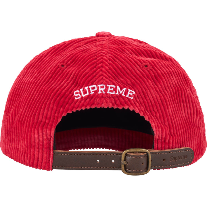 Supreme Corduroy S Logo 6-Panel RED