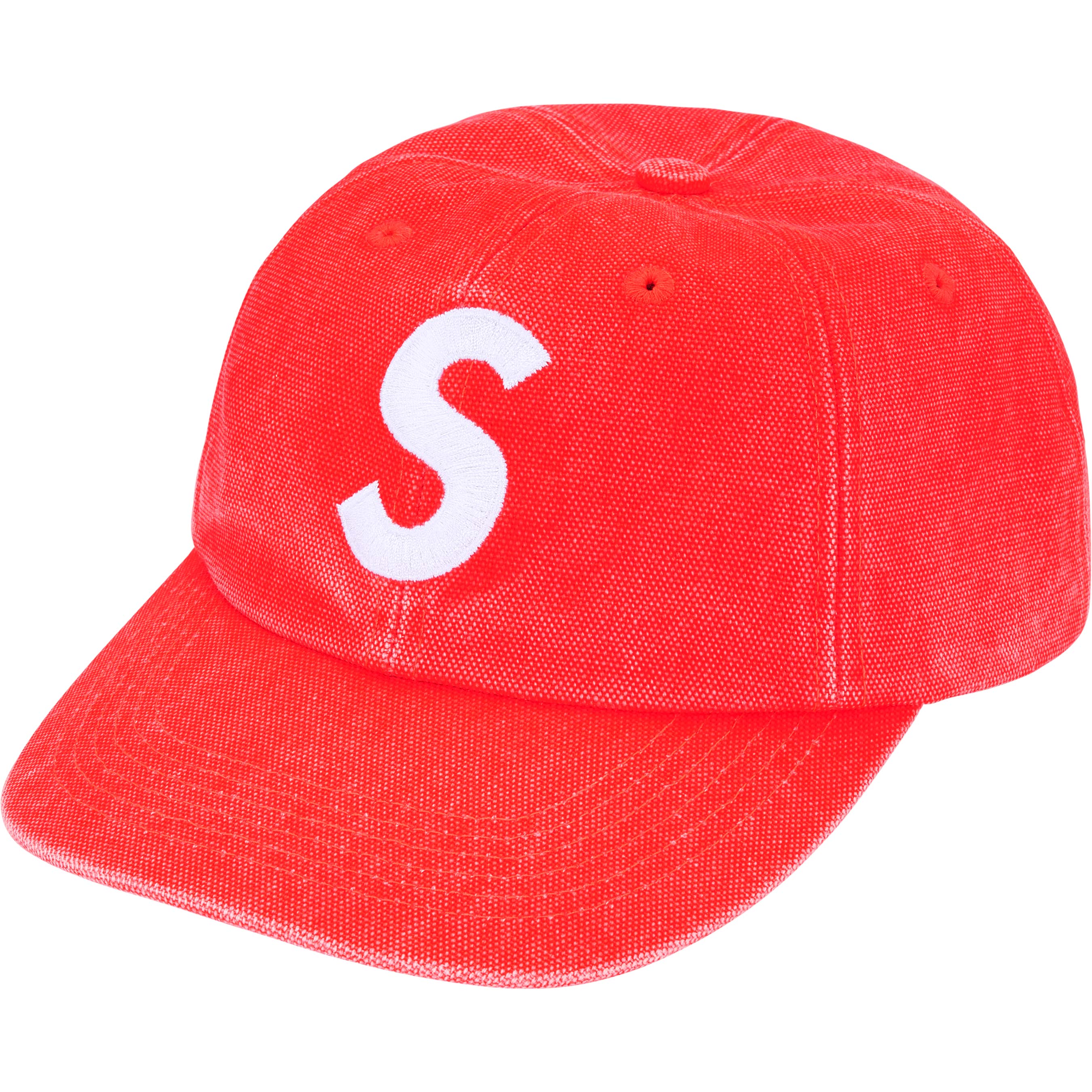 Pigment Coated Canvas S Logo 6-Panel - Shop - Supreme