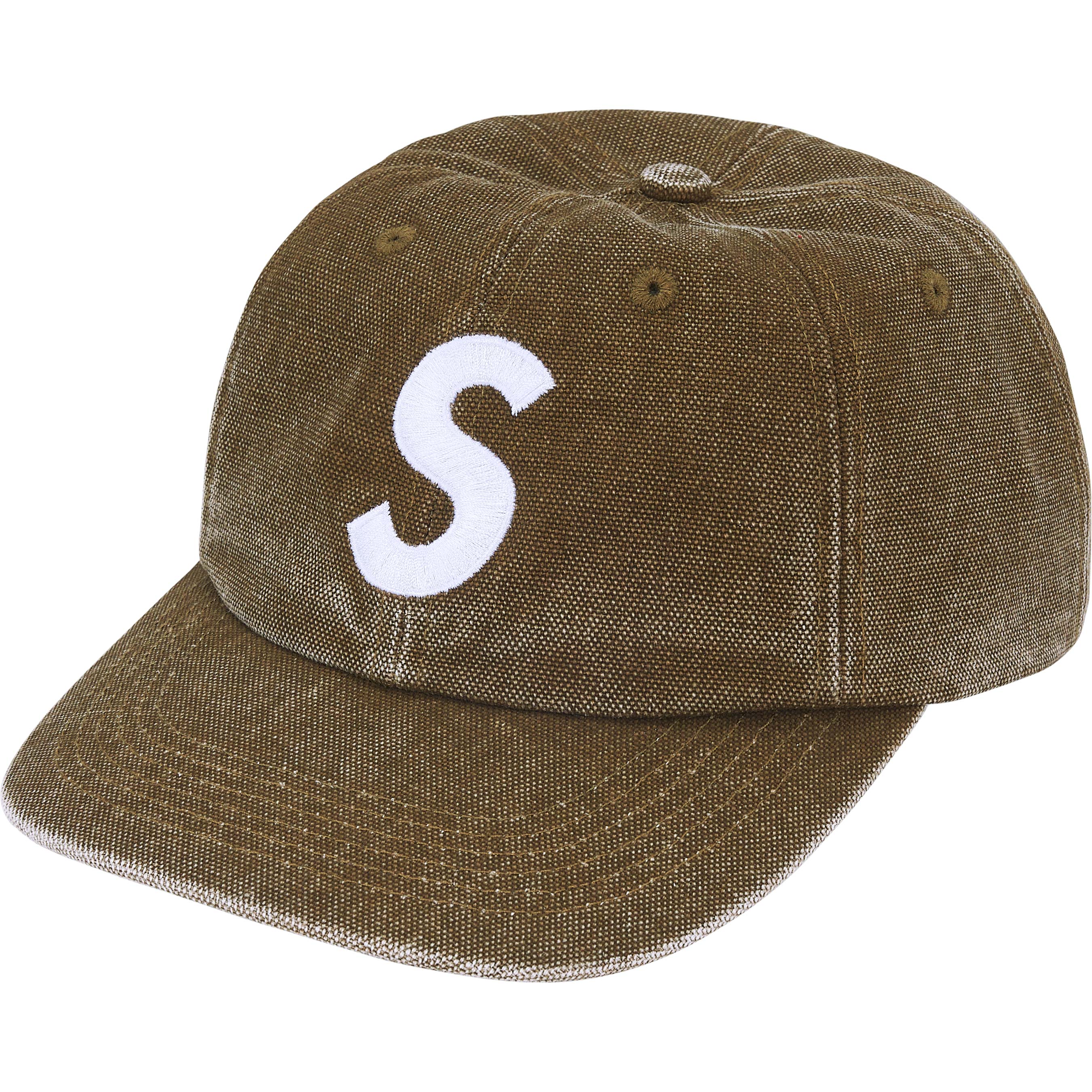 帽子 Supreme Pigment Coated S Logo 6-Pan Supreme Pigment Coated S Logo 6-Panel (SS25) - $54
