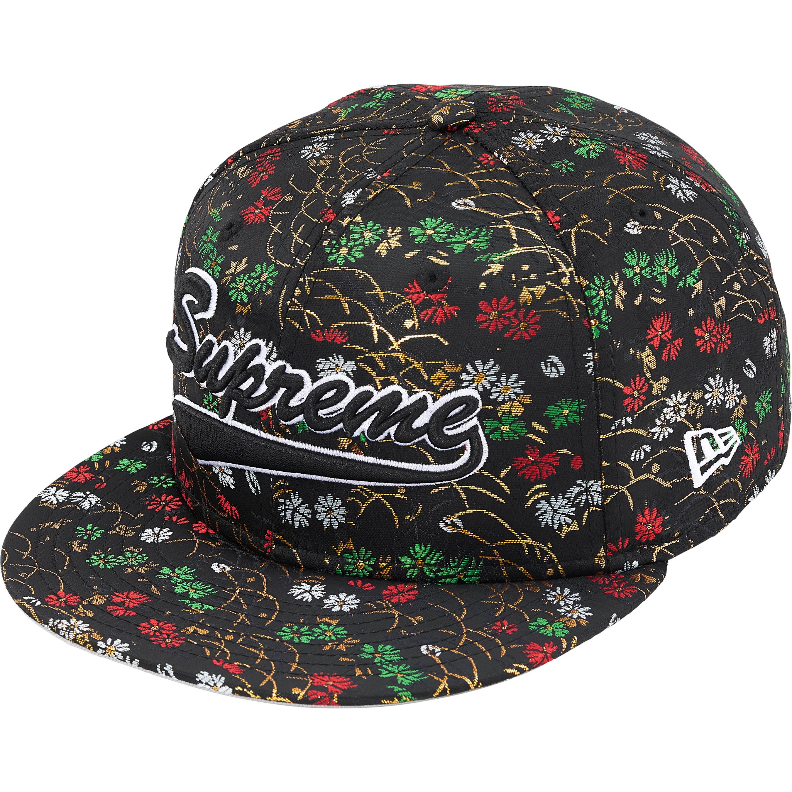 希少 Supreme 地図柄 キャップ NEW ERA 7 5/8 Floral Jacquard New Era® - Shop - Supreme