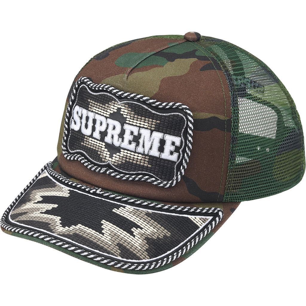 Western Embroidered Mesh Back 5-Panel - Shop - Supreme