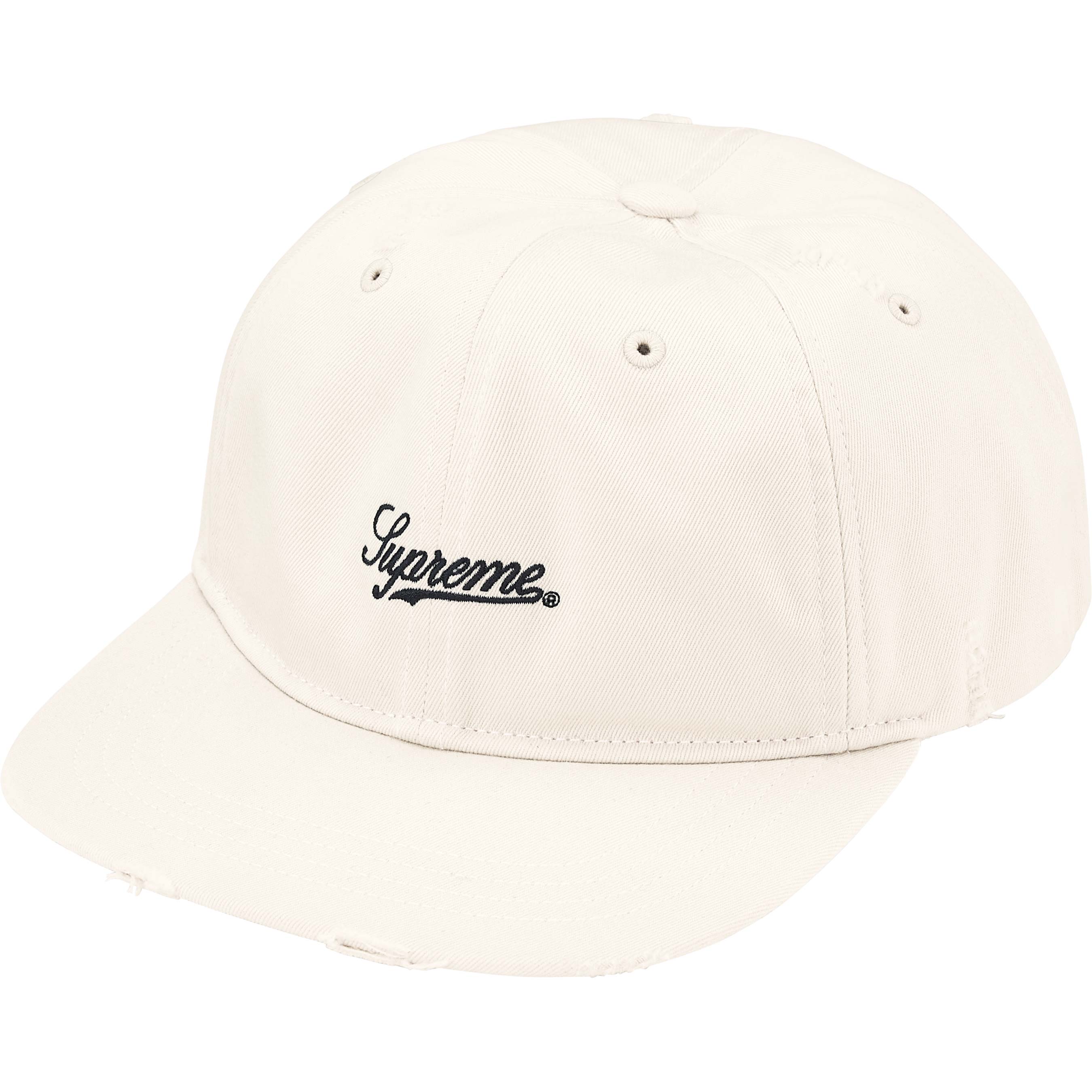 23FW Supreme×Stone  Twill 6-Panel Supreme Stone Island Denim 6-Panel Black - FW23 - US