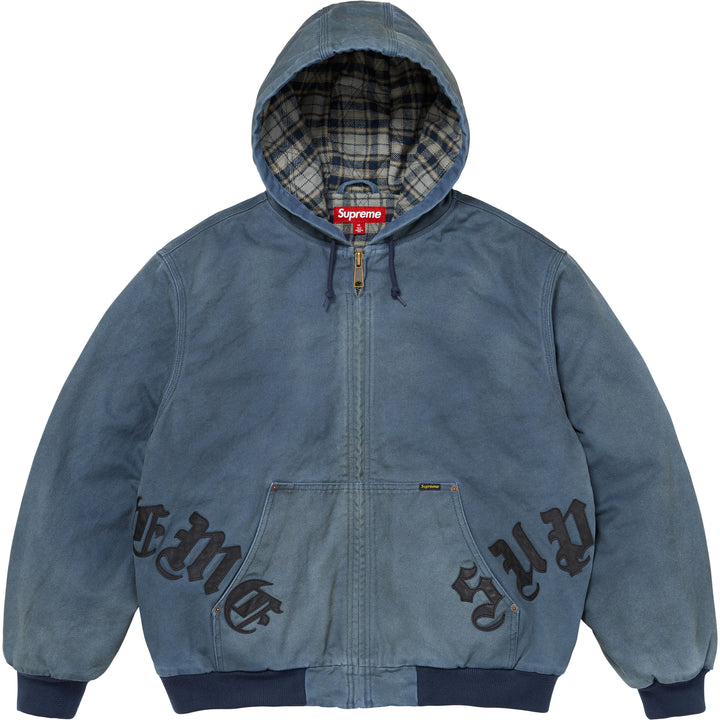 Leather Appliqué Hooded Work Jacket - Shop - Supreme