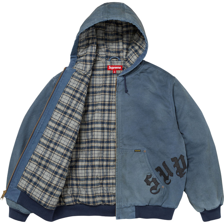 Leather Appliqué Hooded Work Jacket - Shop - Supreme