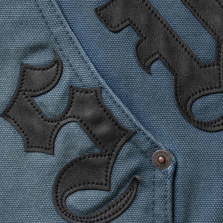 Leather Appliqué Hooded Work Jacket - Shop - Supreme