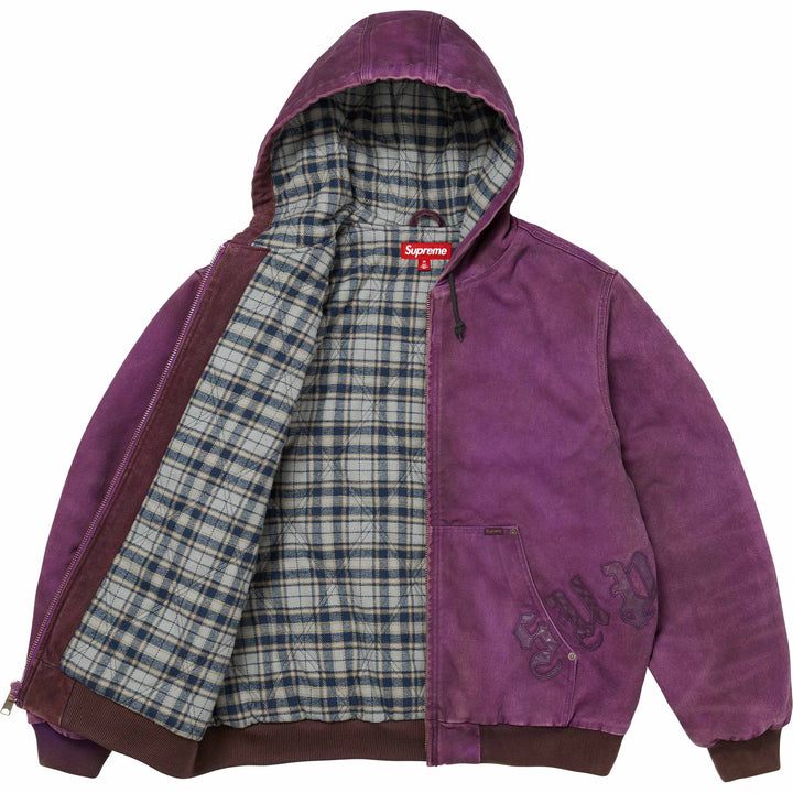 Leather Appliqué Hooded Work Jacket - Shop - Supreme