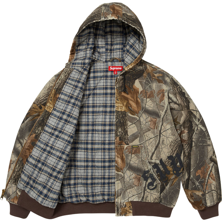 Leather Appliqué Hooded Work Jacket - Shop - Supreme