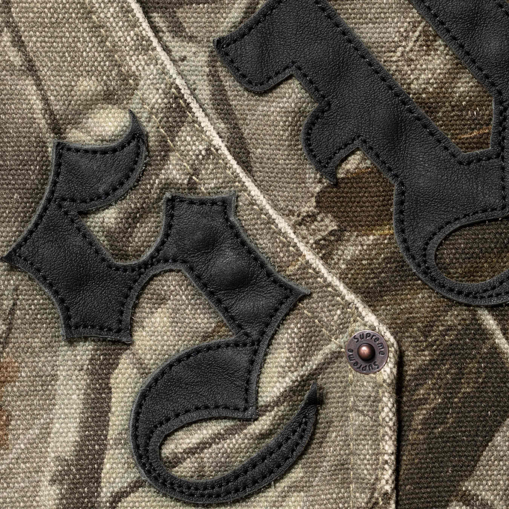 Leather Appliqué Hooded Work Jacket - Shop - Supreme