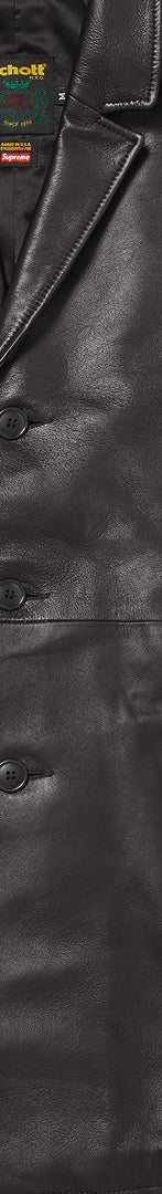 Supreme®/Schott® Leather Overcoat