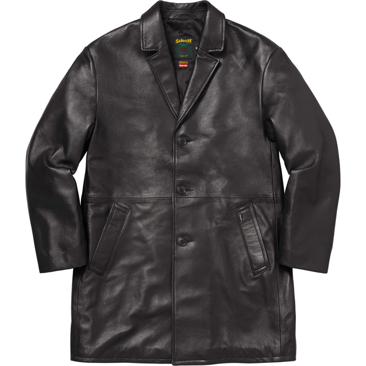 Supreme®/Schott® Leather Overcoat - Shop - Supreme