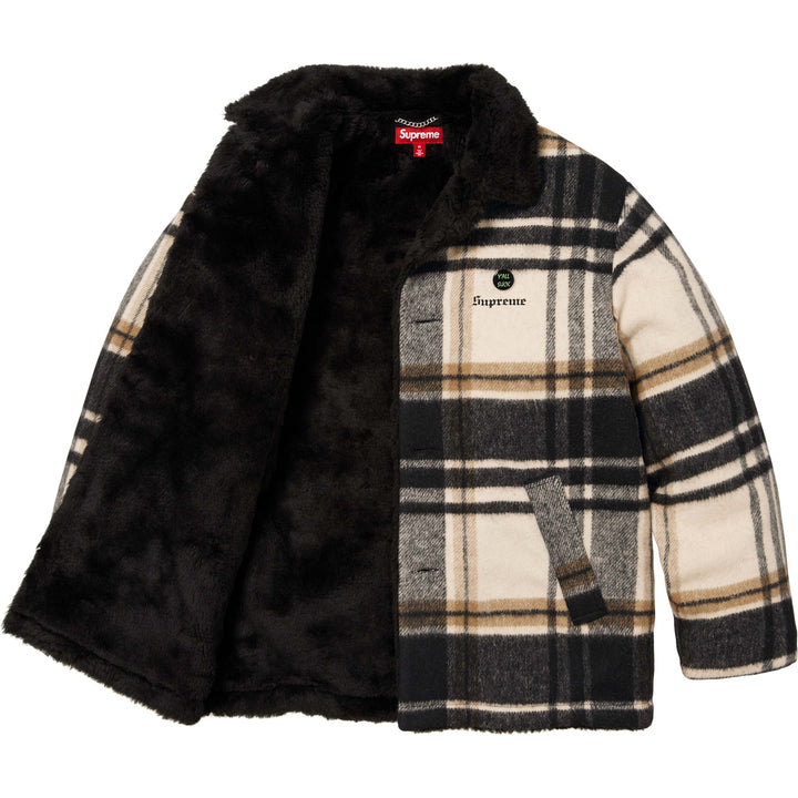 Plaid Car Coat-2