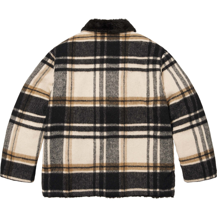 Plaid Car Coat-3