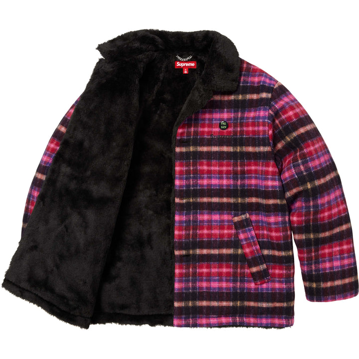Plaid Car Coat-7