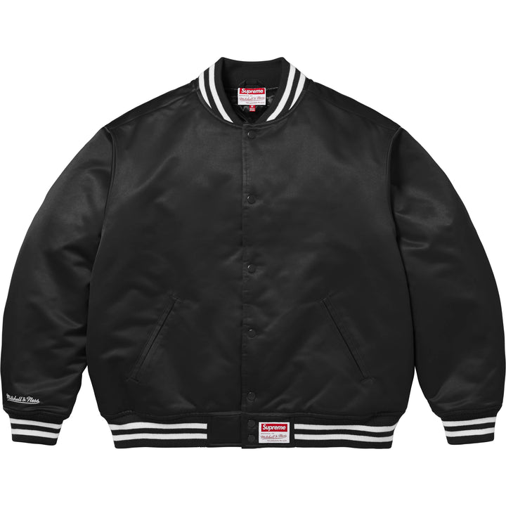 Supreme®/Mitchell & Ness Satin Varsity Jacket - Shop - Supreme