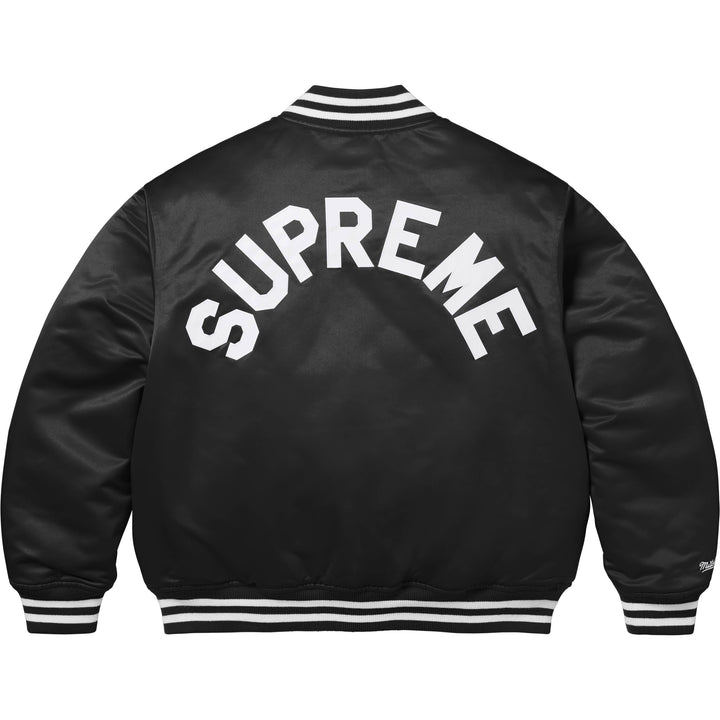 Supreme®/Mitchell & Ness Satin Varsity Jacket - Shop - Supreme