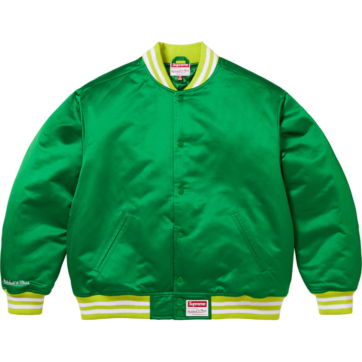 Supreme®/Mitchell & Ness Satin Varsity Jacket - Shop - Supreme