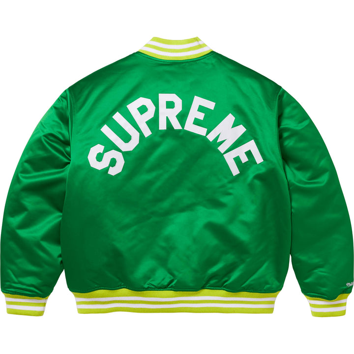 Supreme®/Mitchell & Ness Satin Varsity Jacket - Shop - Supreme