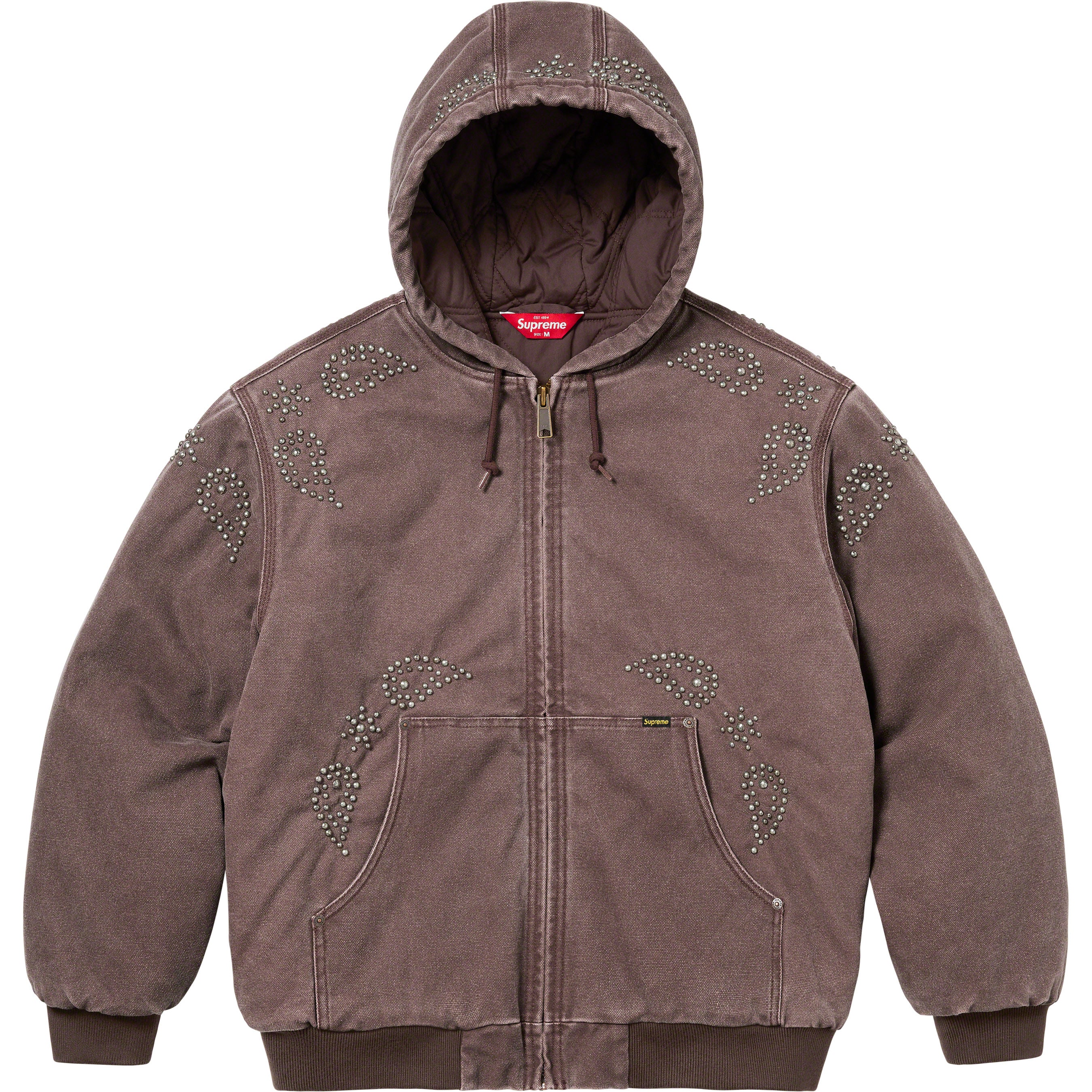 Paisley Studded Work Jacket - Shop - Supreme